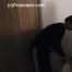 119006 Donna-Jo Pees On Her Basement Floor