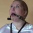 Sandra chairtied and drooling 2/2