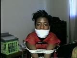 BLACK SHONDA GETS MOUTH STUFFED CLEAVE AND OTM GAGGED & CHAIR TIED (D39-6)