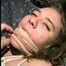 DIAMOND IS NUDE, TIT TIED, CROTCH ROPED, TOE-TIED, ACE BANDAGE & TAPE GAGGED (D28-8)