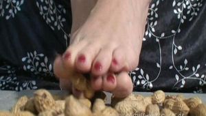 crushing peanuts