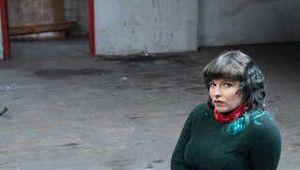 1035 Strawberry in Jeans and Turtleneck taped in the attic