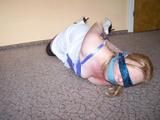 Hogtied in Handcuffs