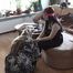 Lucy gets tied in front of her girlfriend