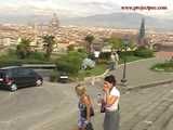 023029 Ewa Pees At The Famous Piazzale Michelangelo