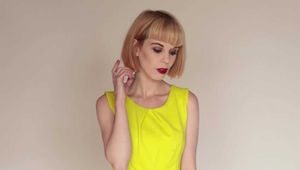 Mia Valentine - Yellow Dress Fun 