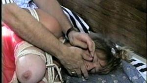  BIG TITS KIM IS BOUND, GAGGED & FONDLED (D29-13)