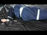 Get 3 Archive Videos with a women enjoying Bondage in her shiny Nylon Rainwear from 2012!