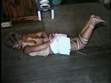 41 YEAR OLD COURT CLERK, HOG-TIED, TOE-TIED, DROOLING & HOPPING (D26-14)