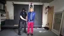 Ms Ungeniert tied and gagged in Rainwear