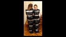 Kamilla and Talika06 - Both trash bag packed (video)