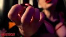 Mega fingernails in fur: you jerk off exactly how I want.