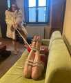 Hogtied Loredana part 2