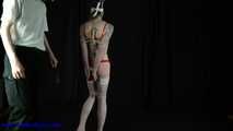 First lingerie bondage with Mitzi
