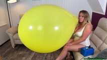 Blow2Pop-try yellow U25 with mouthpiece and nail2pop it