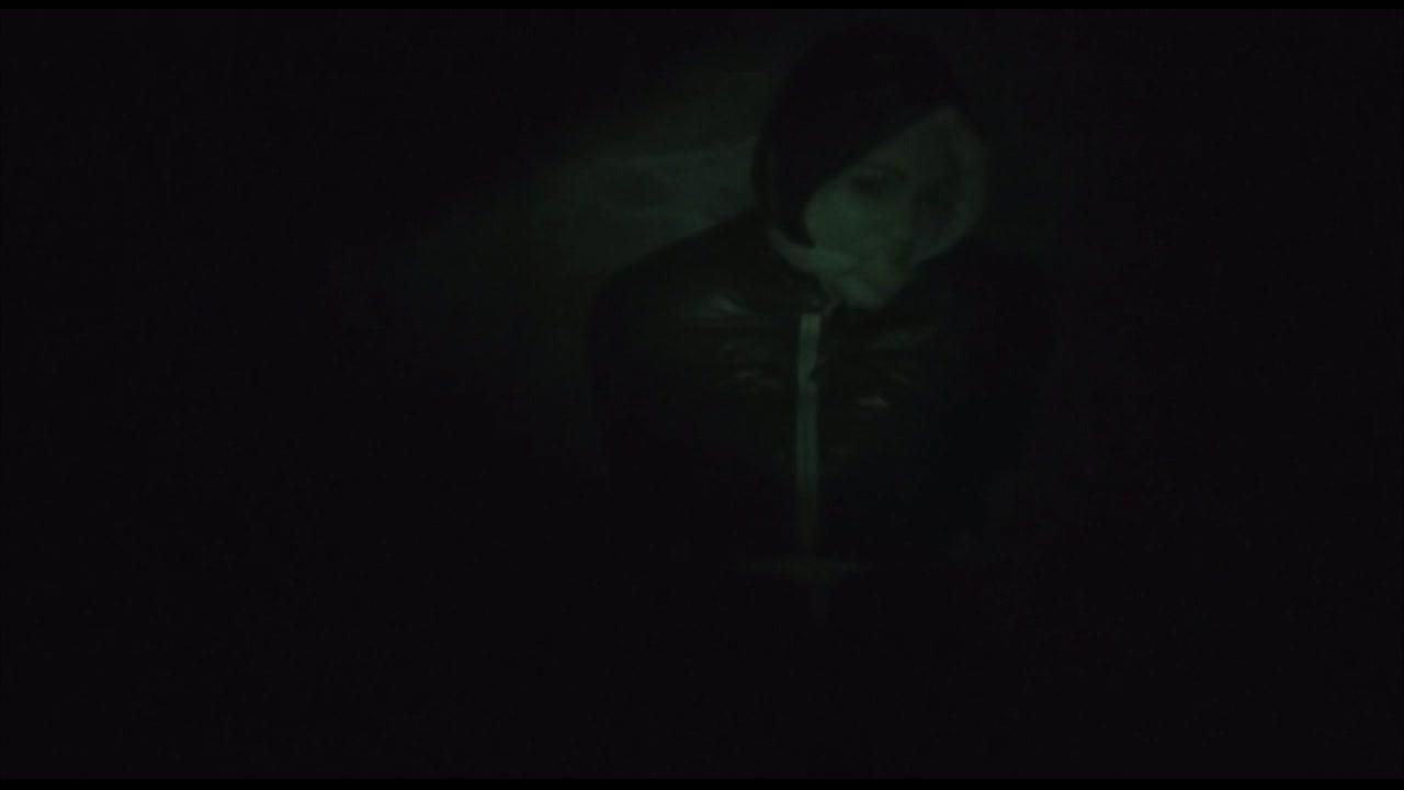 Jill Tied, Gagged And Hooded On A Cellar Floor Wearing A Shiny Green Rain Pants And A Shiny Black Down Jacket (Video)