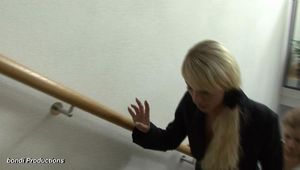 Tamara finds a box with handcuffs