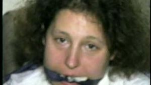 23 Yr OLD FEISTY HOUSEWIFE BAREFOOT, TIED WITH ROPE & DUCT TAPE, CLEAVE GAGGED & HANDGAGGED (D49-16)