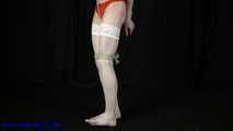 First lingerie bondage with Mitzi