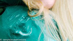 Squeaky rainjacket love