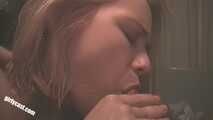 Julia's first time sucking and fucking in front of the camera