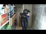 Watch 3 Archive Videos with Julia enjoying Bondage in shiny nylon Downwear.