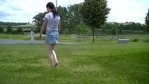 Jenny walks around