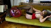 sexy highheel and feet popping thai balloons #2