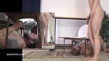 Tatjana peeing in the slave's mouth and instructing the subgirl to do the same PP B