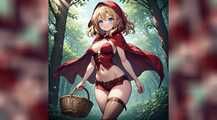 Riding hood and the big bad wolf