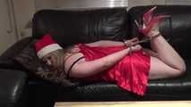 Cuffed on a couch