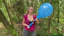 handpump2pop four balloons in the forest