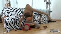 Sofi Goldfinger goes crazy with nylon (video update)