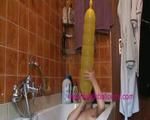 Der Riesen-Ballon im Badezimmer