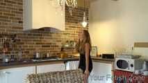 The luxury girl at home