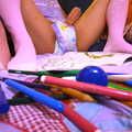 Colouring in my clowdee diaper