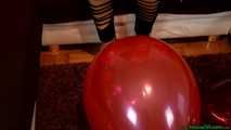 balloon teasing and popping fun