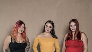 3 x Barefoot and Tied in Jeans on the Sofa Capri, Zara and Strawberry