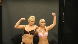 2 topless girls