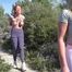 Bondage Walk in the spanish Woods for Zoey Ziptie and Melodie