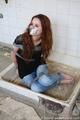 Anna tied up with tape PICS