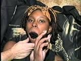 21 Yr OLD BLACK COLLEGE STUDENT MICHELLE GETS HANDGAGGED, MOUTH STUFFED WITH SOCK & WRISTS TIED WITH RAWHIDE (D53-2)