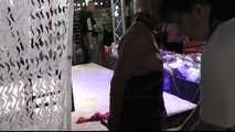Public Bondage Walk and displayed in Public for Lena King