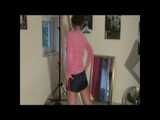 Get 2 Videos with July enjoying her Shiny Nylon Shorts from our 2010 Archive
