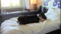 American Domme Tied and Cuffed