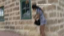 016199 Eve Takes A Pee At The Tourist Centre 