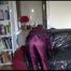 Get 2 Videos with Lucy enjoying her shiny nylon Downwear from our 2012 Archive