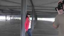 Stella blindfold posing