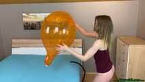 footpumping orange TT17 and throwing against the wall till it pops