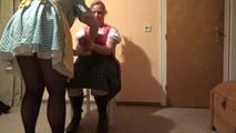 Sandra tied Miri